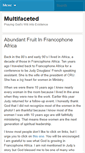 Mobile Screenshot of multifacetedblog.net