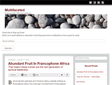 Tablet Screenshot of multifacetedblog.net